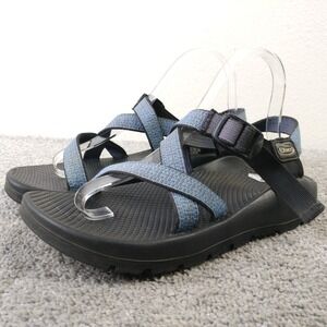 Chaco Z/Cloud Sandals Womens Size 8 Strappy Adjustable Shoes Blue
